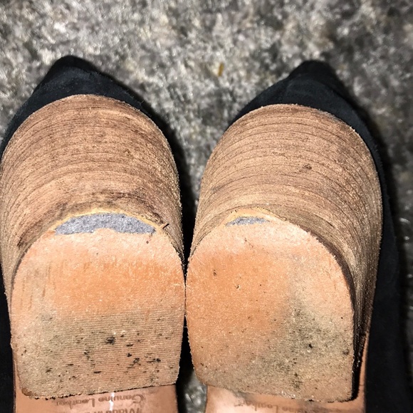 SOLD! Madewell Black Suede Janice Ankle Booties - Picture 4 of 8